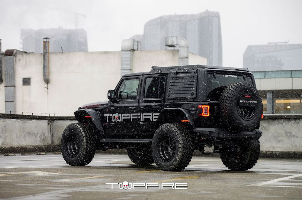 Topfire Design Flat Fenders For jeep Wrangler JL