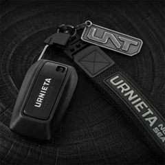 Backside image of the URNIETA key fob showing secure fit and precise alignment for Prado 250 electronics.